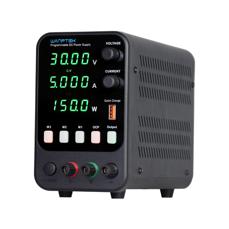 منبع تغذیه 30 ولت 5 آمپر حافظه دار ونپتک WANPTEK APS305H