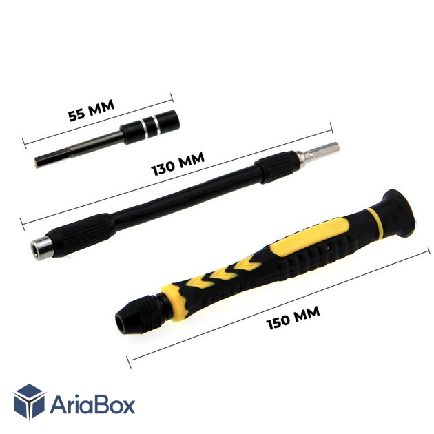ست پیچ گوشتی 38 عدد یاکسون مدل YAXUN YX-6028A