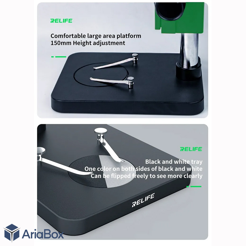 لوپ (میکروسکوپ) اورجینال دو چشم ریلایف مدل RL-M3-B1