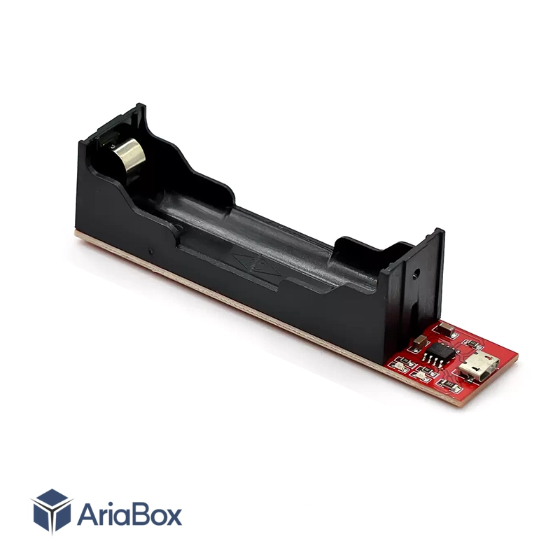 ماژول شارژ باتری تکی 18650 مدل TEC4056 TP4056 با سوکت میکرو USB