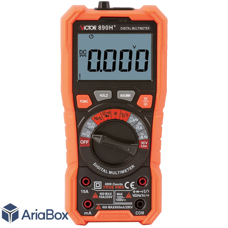 مولتی متر دیجیتال ویکتور مدل VC890H+