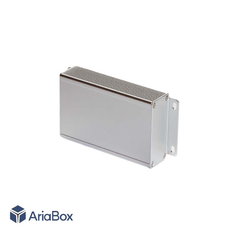 جعبه گوشواره دار پروفیل آلیاژ آلومینیومی الکترونیکی ABL404-A1M با ابعاد 27×66×100 میلی متر