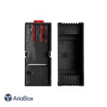 باکس ریلی ماژولار شیاردار ABR108-Axx با ابعاد 59×88×37 میلی متر - Image 2