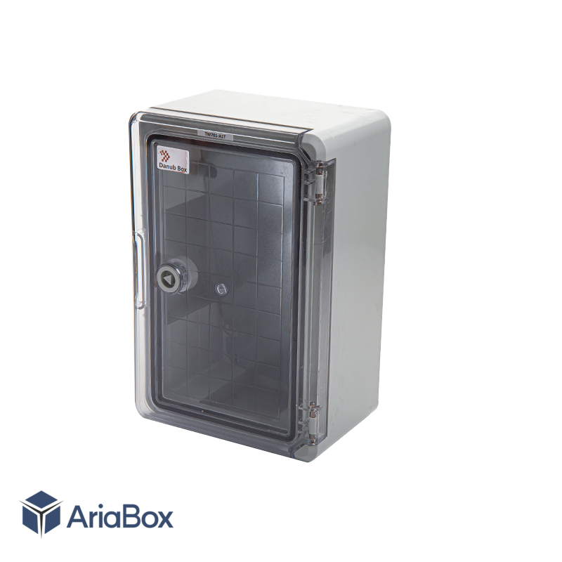410 جعبه ضدآب تابلویی شفاف الکترونیکی TW701-A1T با ابعاد 130×200×300 میلی متر