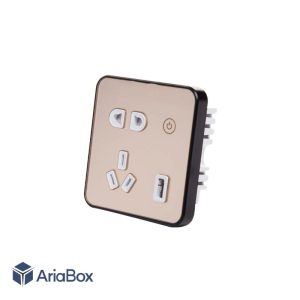 پریز وای فای 10 آمپر هوشمند S- Socket2 با ابعاد 40×90×86 میلی متر