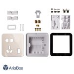 جعبه پریز وای فای 10 آمپر هوشمند S- Socket2 با ابعاد 40×90×86 میلی متر - Image 3