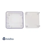 باکس پلاستیکی رومیزی روتر مدل ABD185 با ابعاد 27×71×73 میلی متر