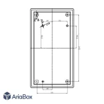جعبه پنلی نمایشگرهای دیجیتال مدل ABP308 با ابعاد 30×94×172 میلی متر