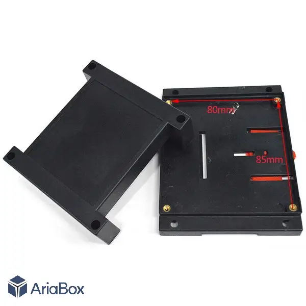باکس الکترونیکی توزیع ریلی ماژولار ABR119-A2 با ابعاد 40×90×115 میلی متر