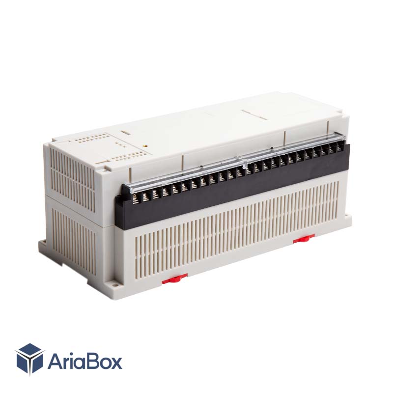 باکس پلاستیکی تجهیزات PLC ریلی ABR124-A1 با ابعاد 110×110×250 میلی متر