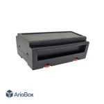 باکس پلاستیکی ریلی استاندارد ABR135-A با ابعاد 56×95×160 میلی متر