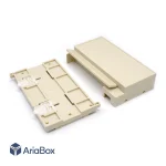 باکس ریلی ماژولار یک طرفه PLC مدل ABR138 با ابعاد 48×100×179 میلی متر