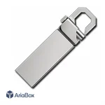 باکس فلزی فلش مموری USB مدل ABU806 با ابعاد 5×13×48 میلی متر