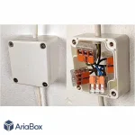 جعبه رومیزی ضدآب تجهیزات الکترونیکی ABW225-A با ابعاد 35×58×65 میلی متر