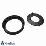 باکس کارت خوان کنترل تردد با پنل شیشه ABC923-AR با ابعاد 21×100×100 میلی متر