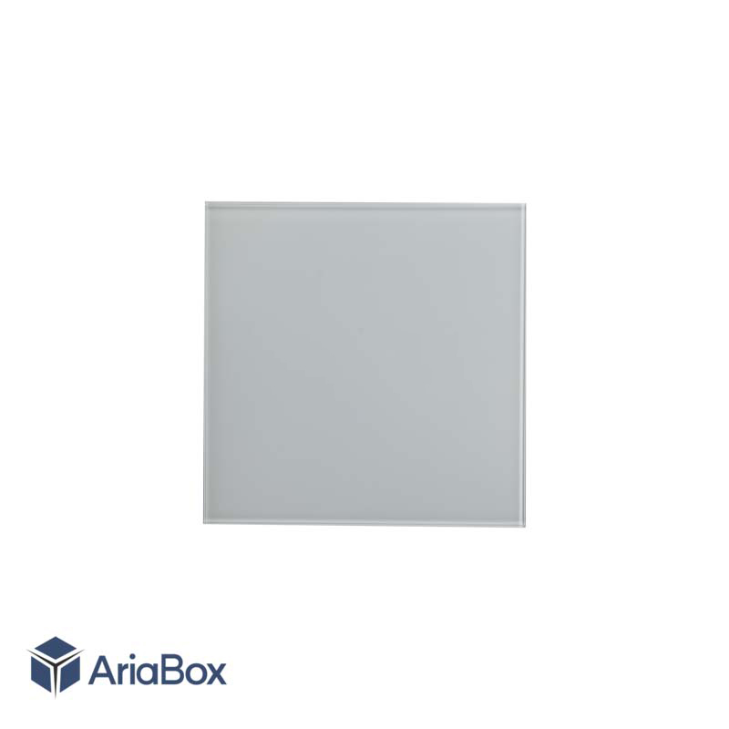 شیشه سفید بدون آیکون کلید هوشمند GL2-A1 با ابعاد 2×86×86 میلی متر