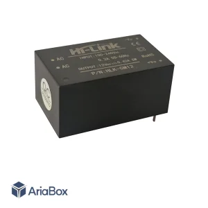 مبدل ایزوله 220 ولت AC به 12 ولت DC با جریان 420 میلی آمپر مدل HLK-5M12 برند Hi-Link