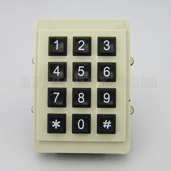 کیپد پلاستیکی 4×3 مربعی مدل DP3