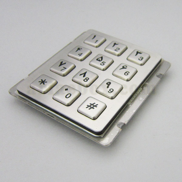 کیپد استیل 4×3 انگلیسی-فارسی مدل ST 3×4-EF