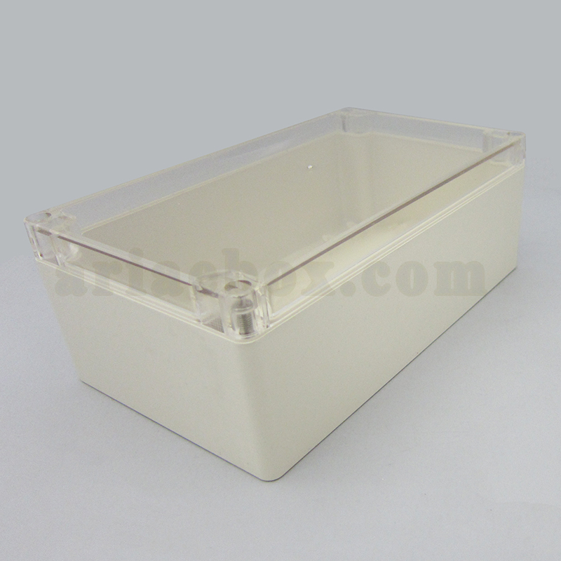 نمای سه بعدی جعبه ضدآب شفاف اتصالات، منبع تغذیه ABW211-A1T