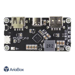 ماژول فست شارژ پاور بانک مدل IP5328P ظرفیت ۱۸ وات دو خروجی