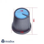 سرولوم پلاستیکی 6 میلیمتری مدل KN1003 با ابعاد 14×15 میلی متر - Image 9