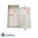جعبه دیواری منبع تغذیه الکترونیکی ABM109-A با ابعاد 45×80×155 میلی متر