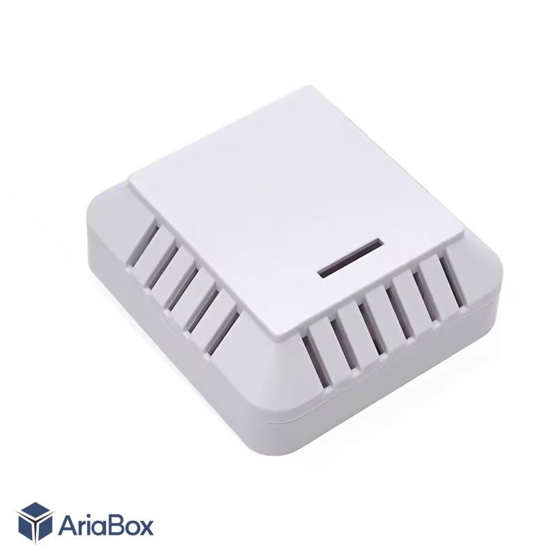 جعبه دیواری سنسور دما رطوبت دود ABM125-A1 با ابعاد 35×83.9×90 میلی متر