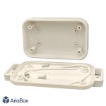 جعبه تجهیزات الکترونیکی دیواری ضدآب ABM142-A با ابعاد 32×62×100 میلی متر