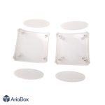 باکس پلاستیکی رومیزی 6 تکه مدل ABD184 با ابعاد 40×98×98 میلی متر - Image 5