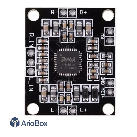 ماژول آمپلی فایر استریو PAM8610 توان 2×10 وات