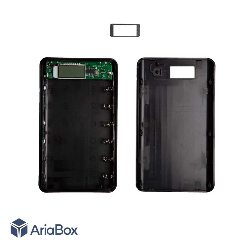 قاب و ماژول (بدون باتری) پاوربانک 6 باتری مدل PWB16-A2 ظرفیت 20000 mAh