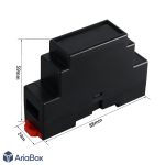 باکس ریلی ماژولار الکترونیکی ABR136 با ابعاد 59×88×24 میلی متر