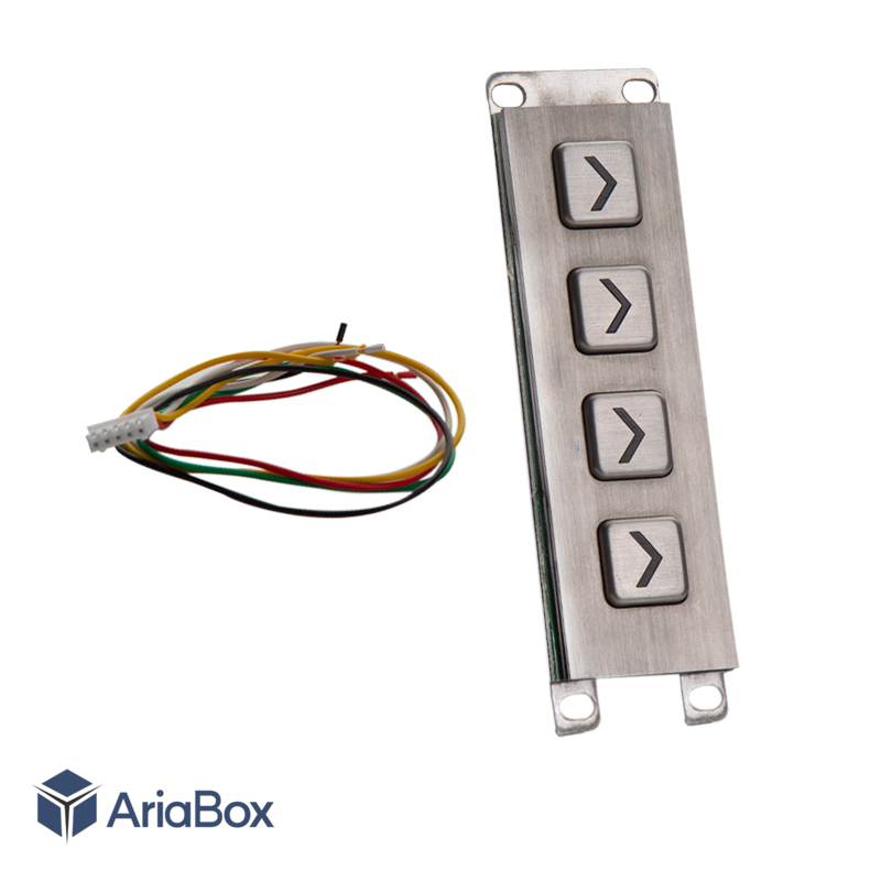 کیپد استیل 4×1 جهتدار مدل ST 1×4-FR با ابعاد 33×120 میلی متر
