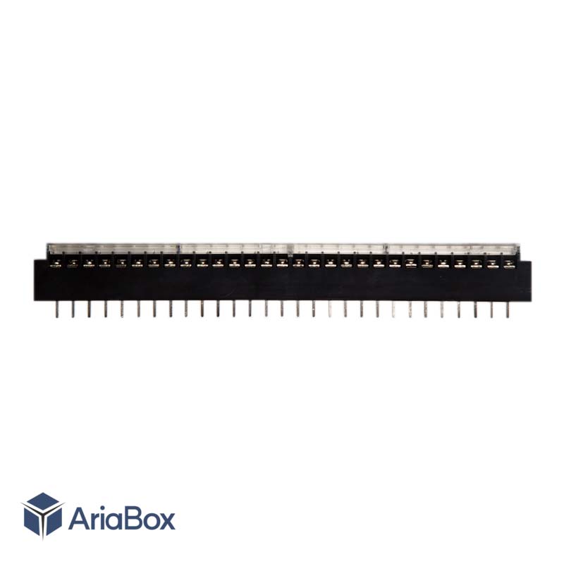 ترمینال ریلی ولتاژ بالا 29 پین مدل Terminal 29 pin با ابعاد 40×275 میلی متر