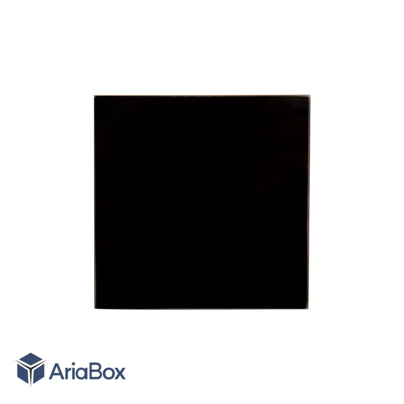 شیشه مشکی بدون آیکون کلید هوشمند GL2-A2 با ابعاد 2×86×86 میلی متر