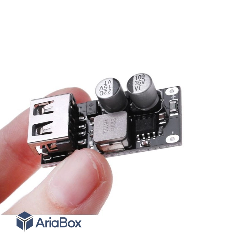 ماژول فست شارژ QC3.0 کاهنده DC-DC با خروجی USB